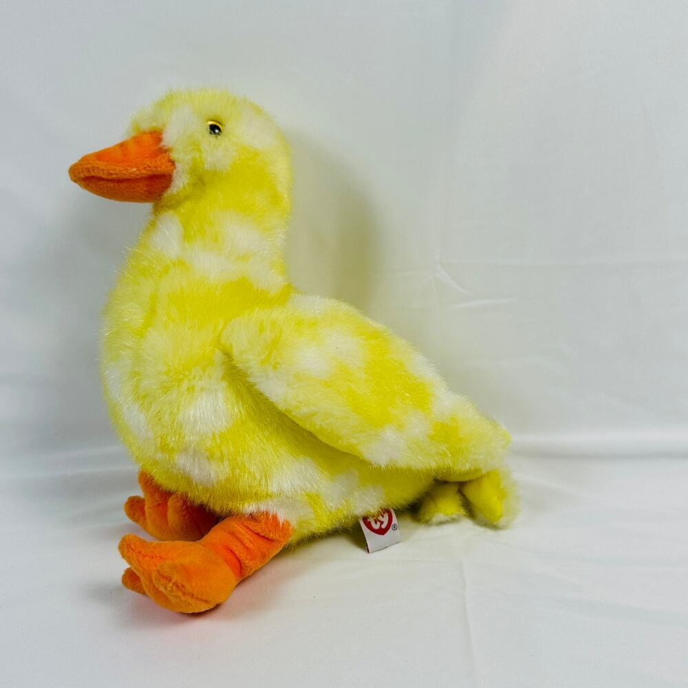 Vintage Y2K 2000 Ty Classic Plus Quackie The Duck Stuffed Animal